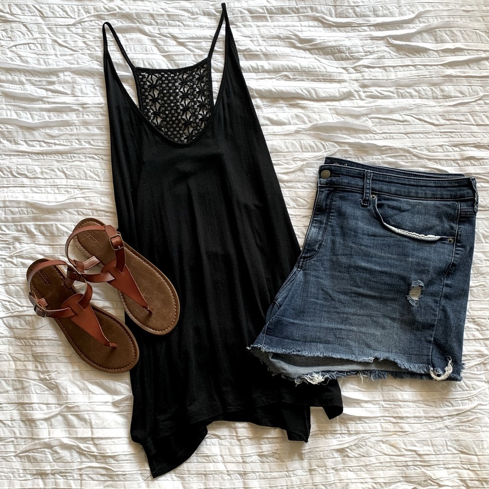 Macrame back tank